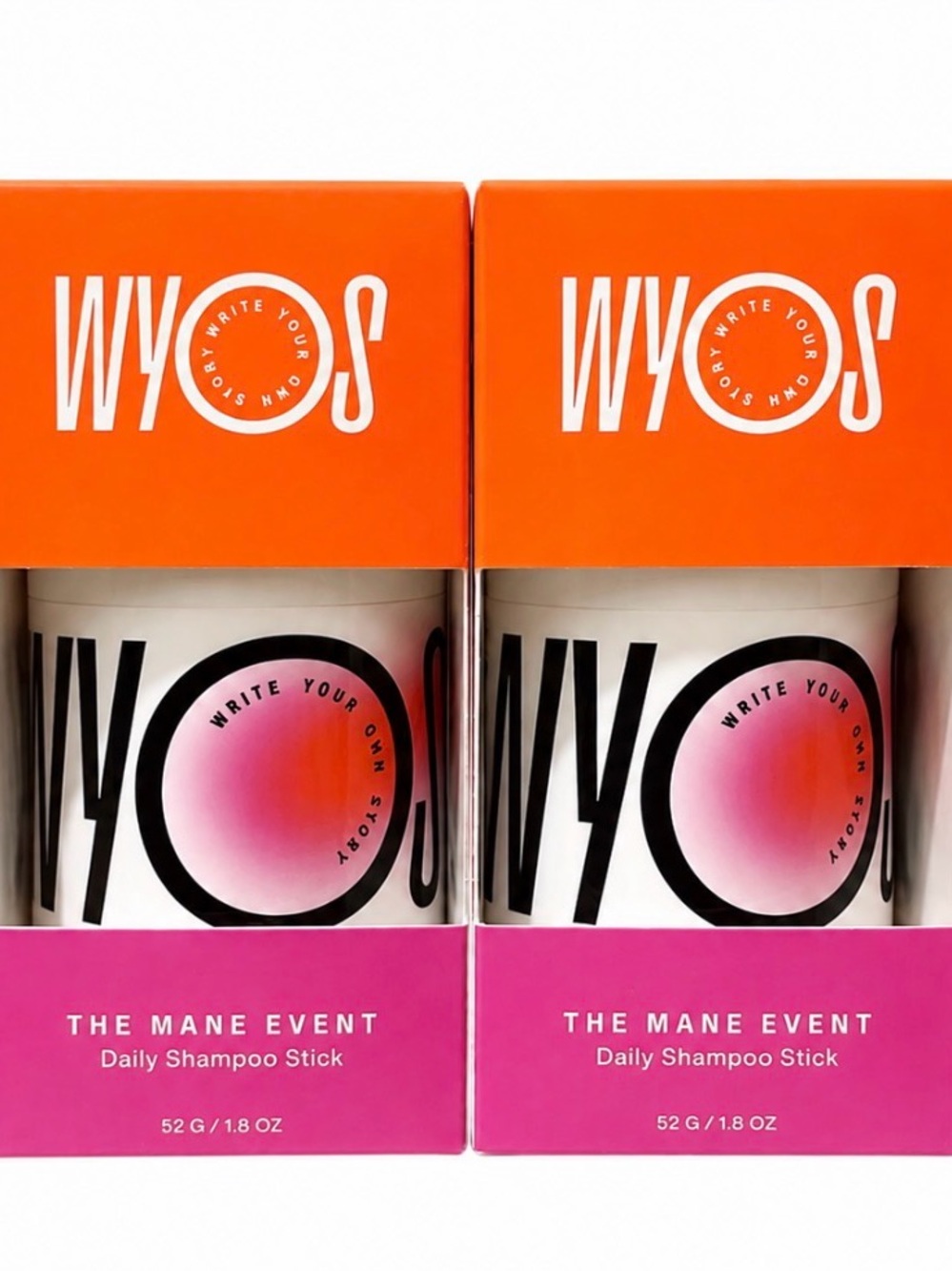WYOS Daily Shampoo Stick Bundle of 2